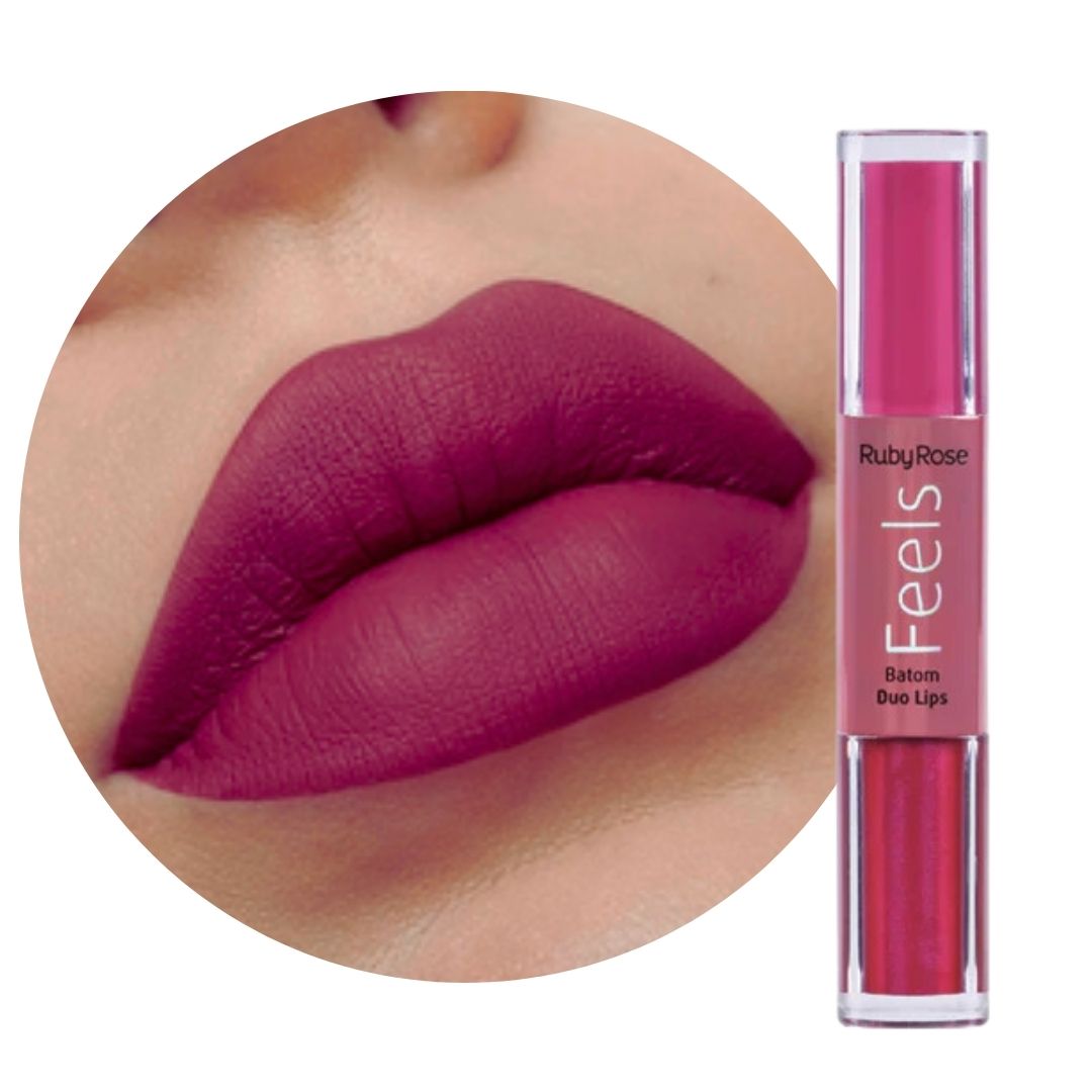 Labial Líquido Duo Ruby Rose