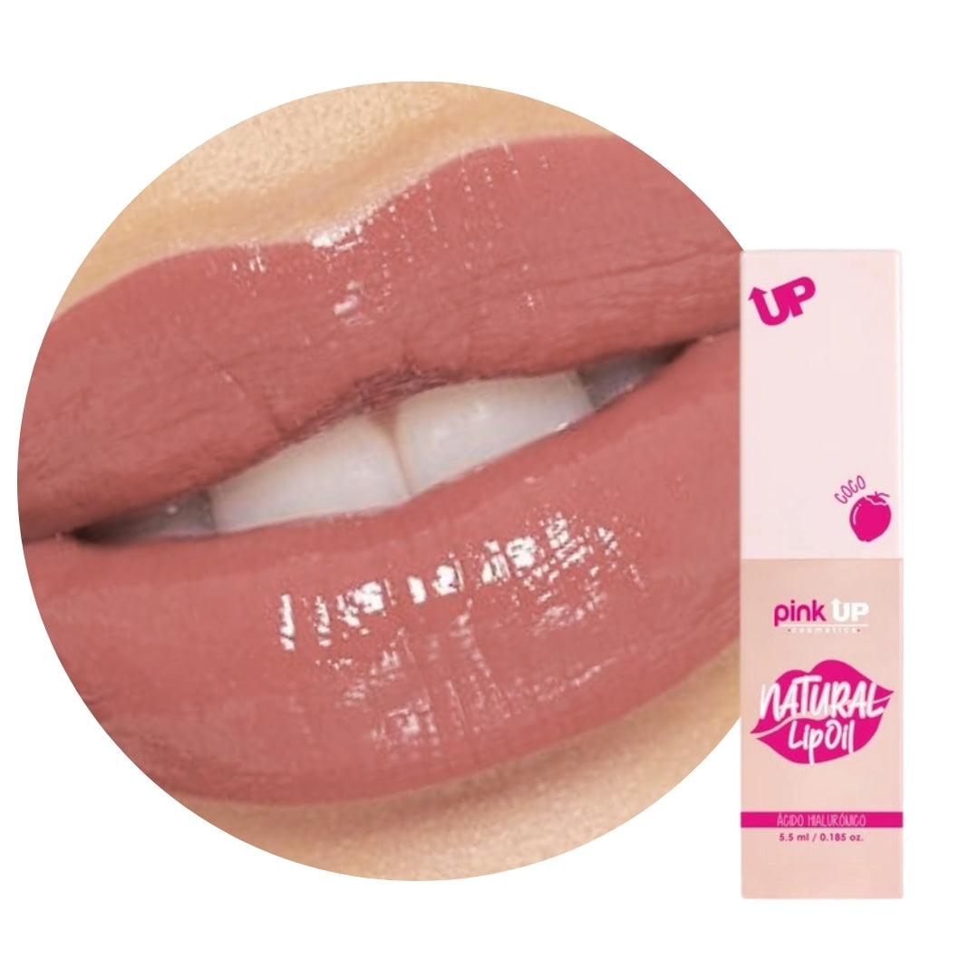 Natural Lip Oil Coco Pink Up