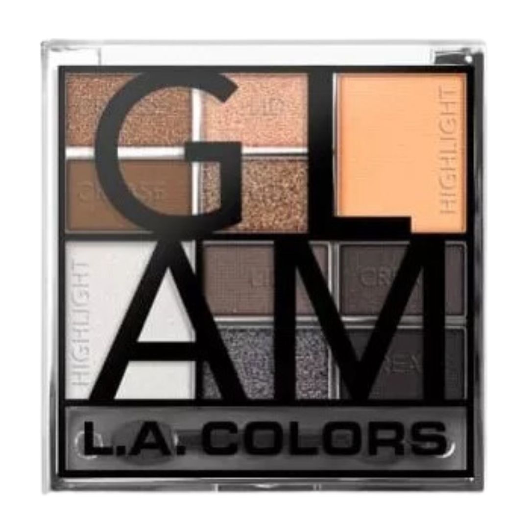 LA COLORS Color Block Eyeshadow Palette, Glam